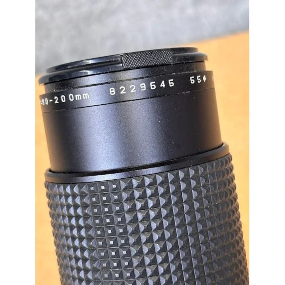 Makinon MC‎ Auto 80-200mm f4.5 Macro Zoom Lens Canon FD Mount Japan